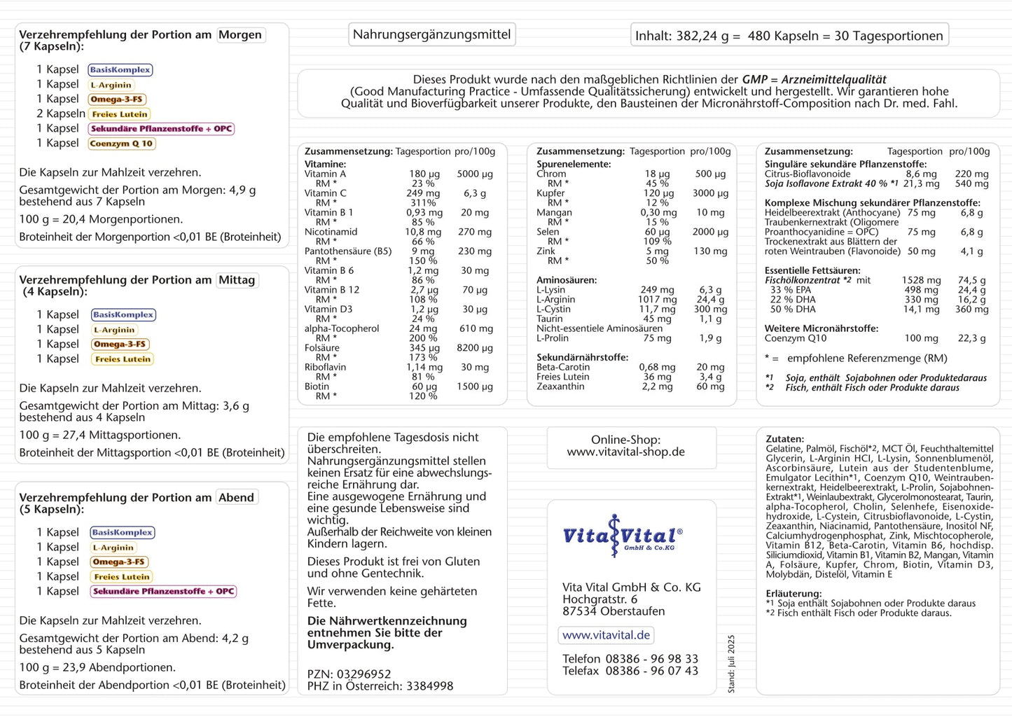 AugenPack - 480 Kapseln