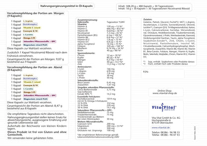 Energie Komplex mit Nicotinamid Ribosid (NR)
