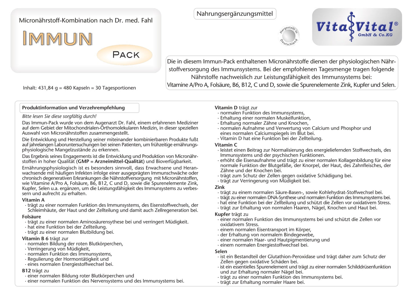 ImmunPack - 480Kapseln