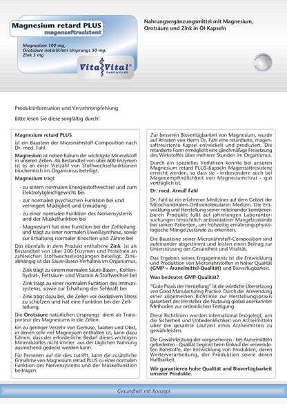 Magnesium retard PLUS