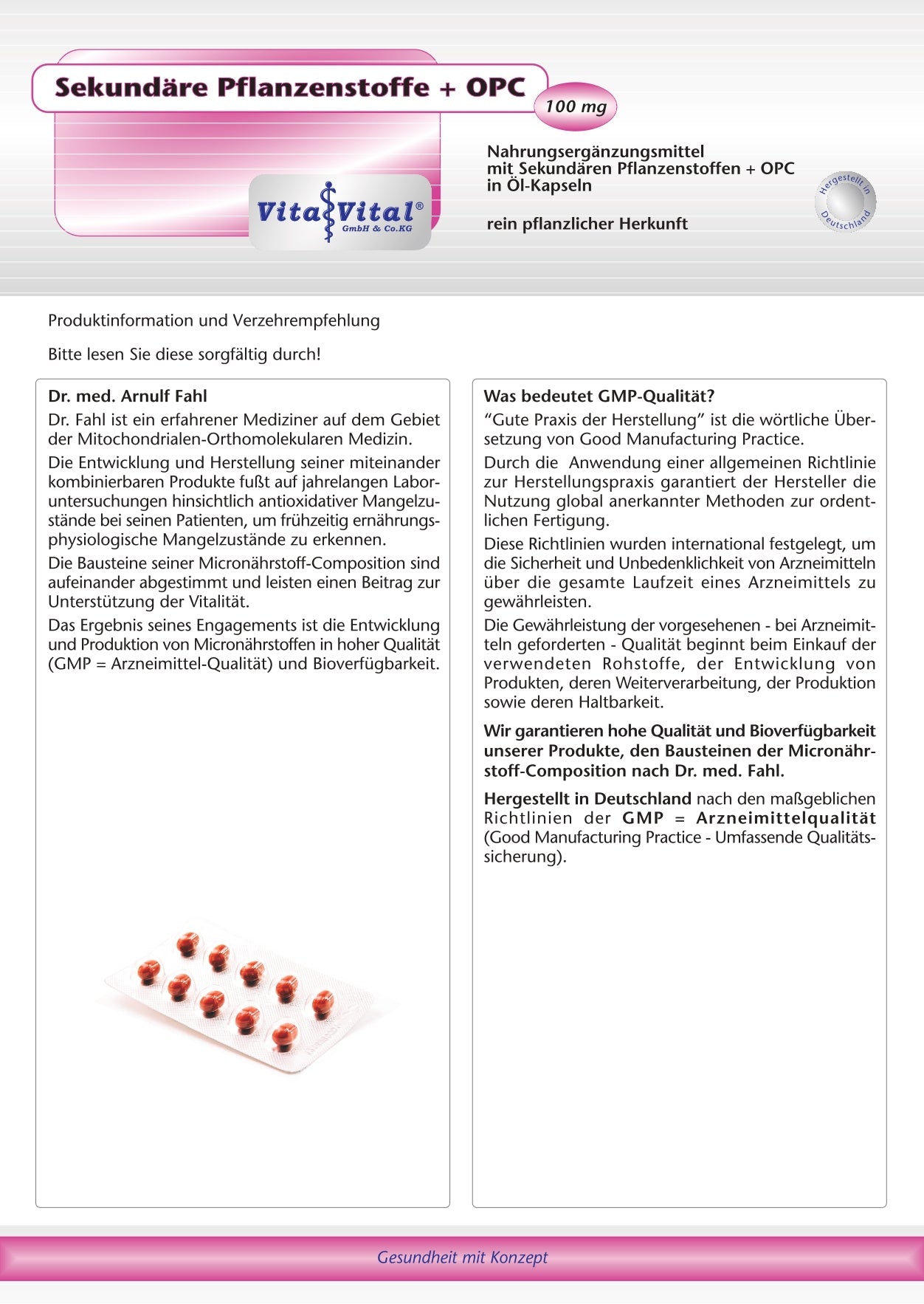Sekundäre Pflanzenstoffe + OPC 100 mg