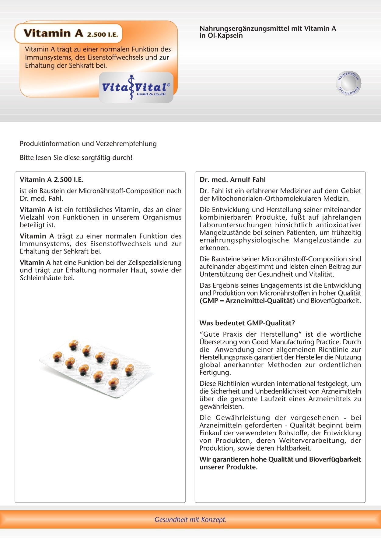 Vitamin A 2.500 I.E.