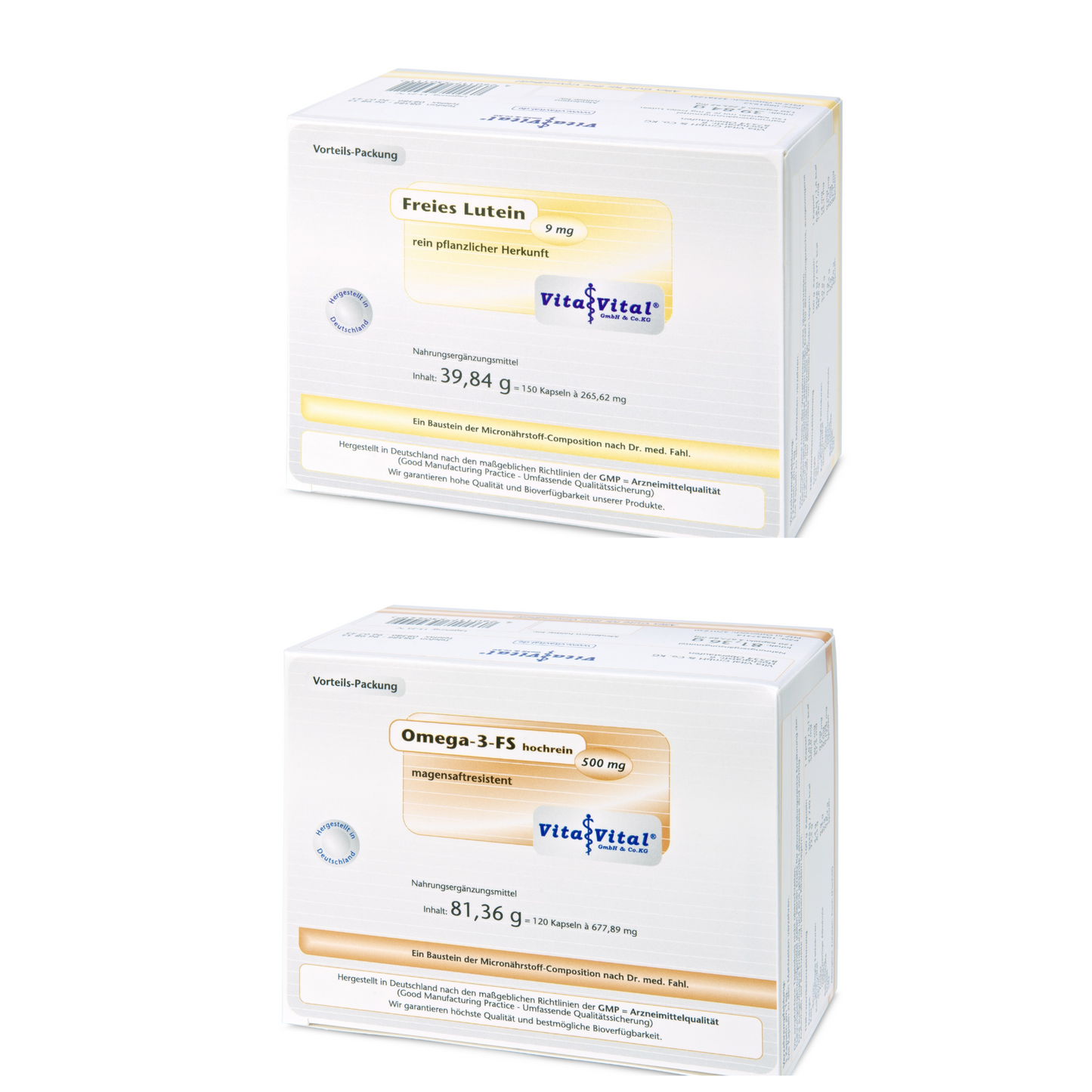 Vita Paket: Omega-3  + Freies Lutein