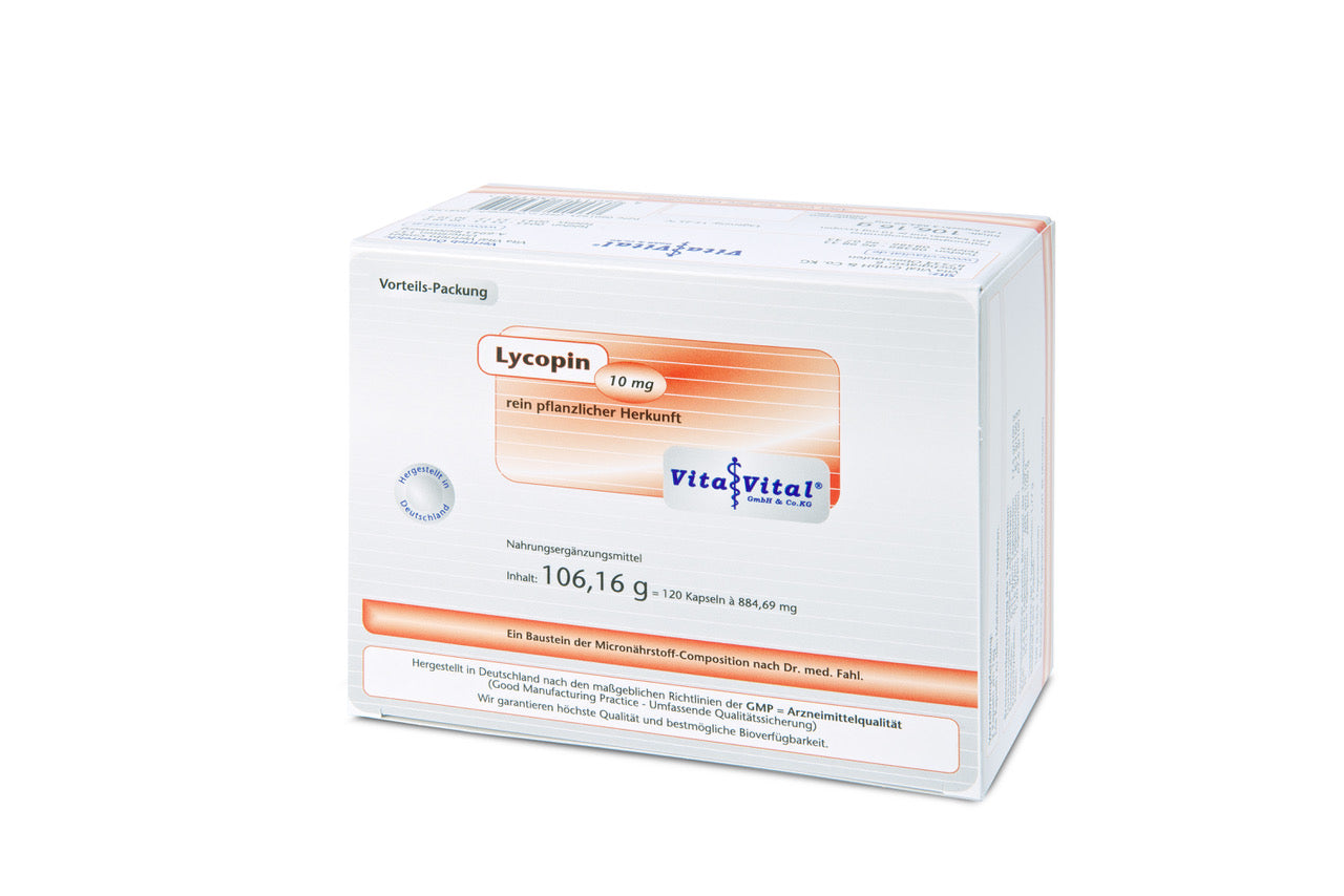 Lycopin 10 mg - Vorteilspackung mit 120 Kapseln