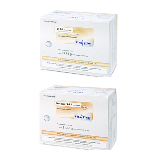 Vita-Paket: Q10 + Omega-3
